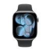 Apple Watch Series 11 42mm Aluminum Space Gray Case Black Sport Band M/L